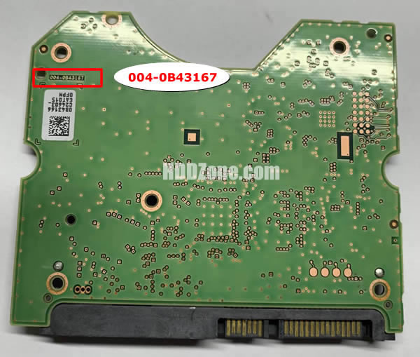 004-0B43167 Western DigitalのHDD基板