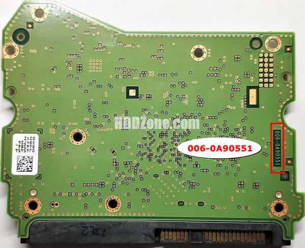 006-0A90551 Western DigitalのHDD基板