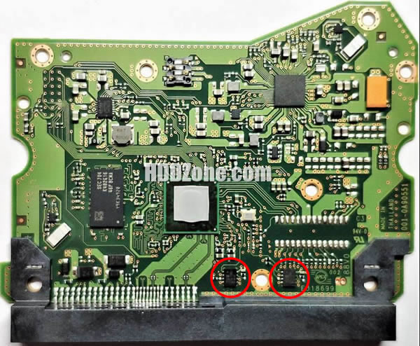 006-0A90551 Western DigitalのHDD基板