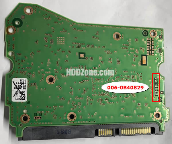 006-0B40829 Western DigitalのHDD基板
