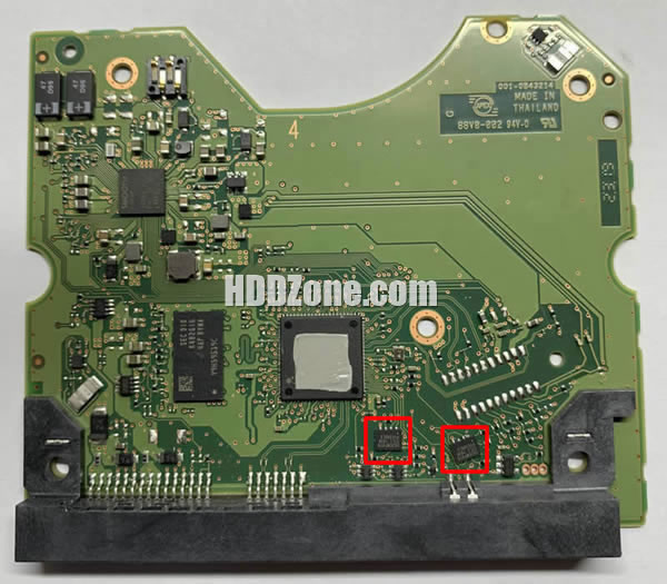 006-0B43214 Western DigitalのHDD基板