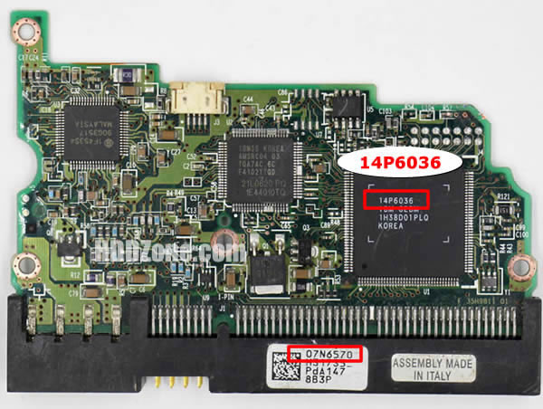 07N6570 日立(HITACHI)のHDD基板