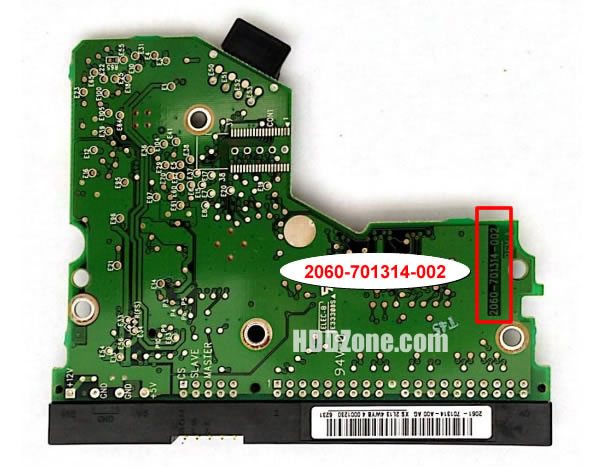 2060-701314-002 Western DigitalのHDD基板