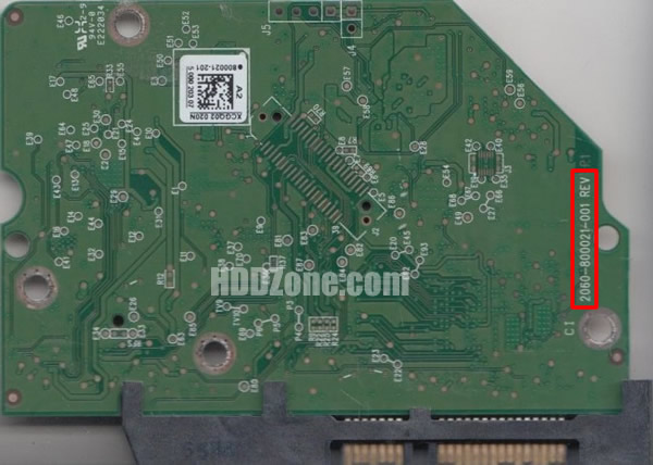 2060-800021-001 Western DigitalのHDD基板